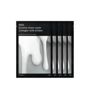[Abib] Gummy Sheet Mask Collagen Milk Sticker 5p