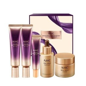 [AHC] Ageless Real Eye Cream for Face Gold Synergy Care Set